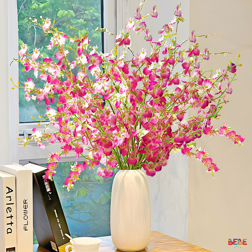 10 Buquê De Flore 450 Artificiais Flores Orquídea Dançante Para Arranjos Decoração Arranjo Para Mesa De Jantar em Oferta na Shopee