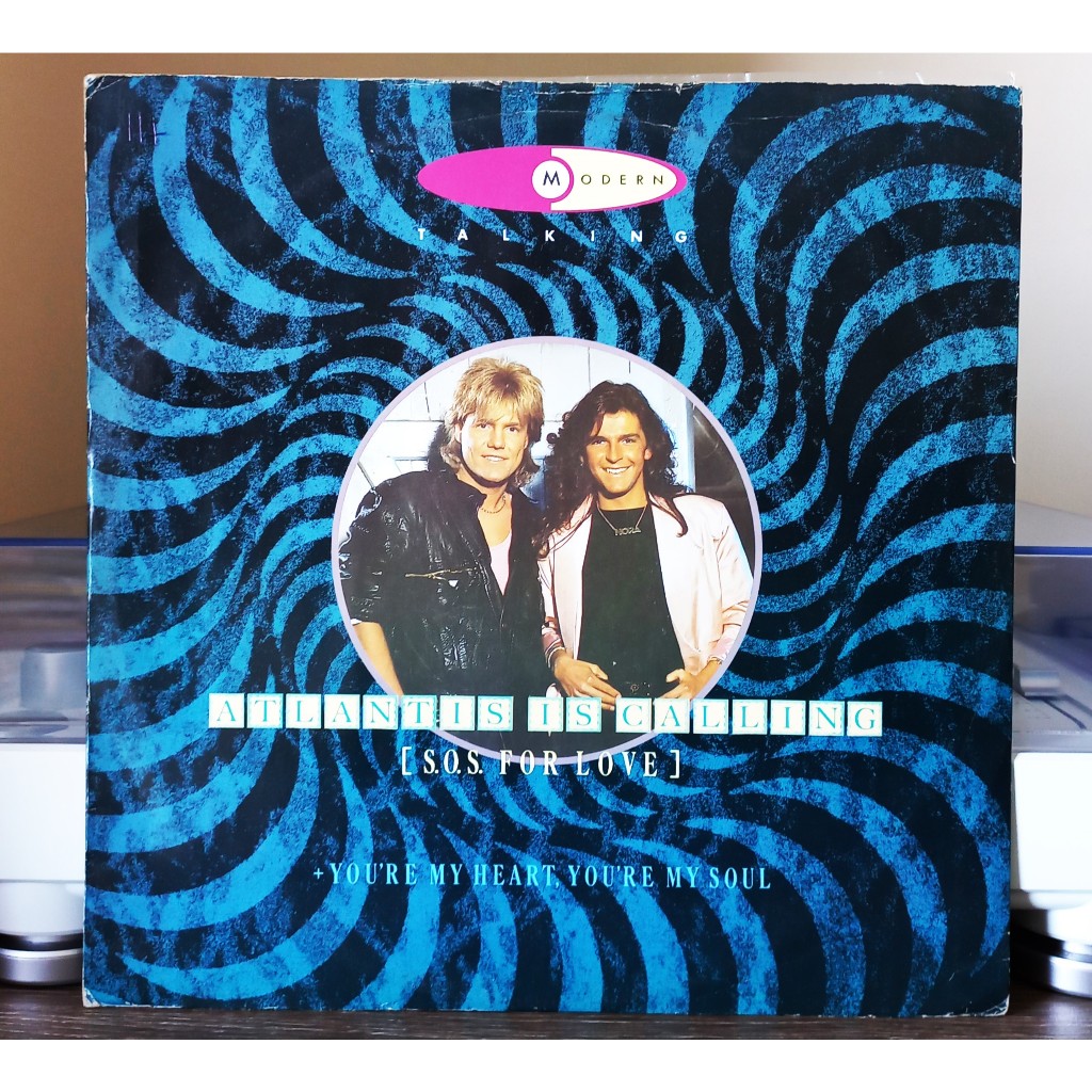 LP Modern Talking - Atlantis Is Calling (S.O.S. For Love) Single 12'' Vinil Importado UK