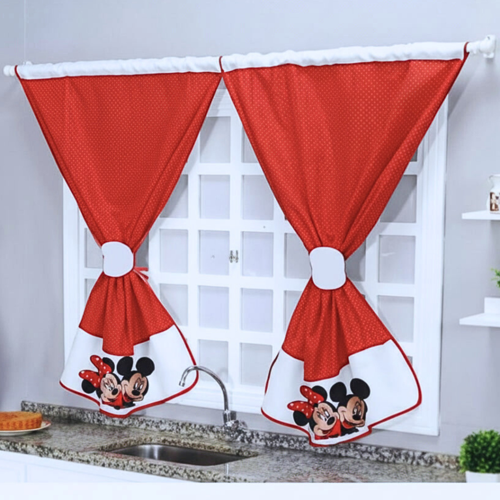 O que é Cortina Mickey Cozinha? Guia e Onde Comprar | BuscaProdutos