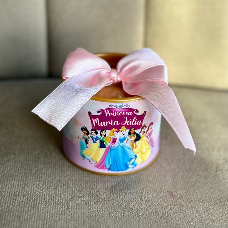 kit Tubolatas personalizadas  5x6 - lembrancinha de aniversario Princesas Disney - qualquer tema