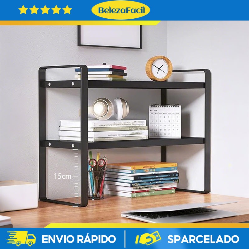 Prateleira Organizador Dupla Cozinha Multiuso,Prateleira de Mesa com Estrutura em Forma de H 40cm/50cm em Oferta na Shopee