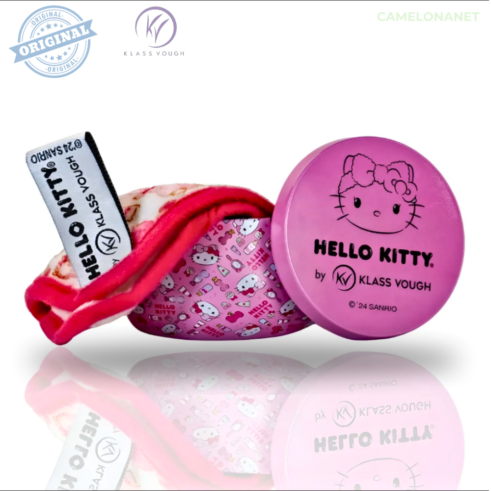 Toalha Demaquilante Hello Kitty Klass Vough Reutilizável Lata Colecionável Ecológica Tira Make Água em Oferta na Shopee