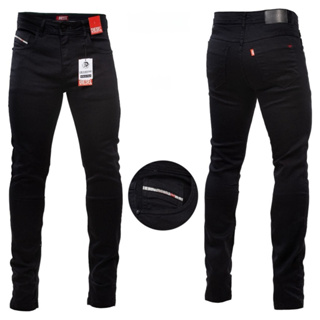 Calça Preta Masculina Jeans Slim Fit Elastano Confortável Do 38 ao 48 em Oferta na Shopee