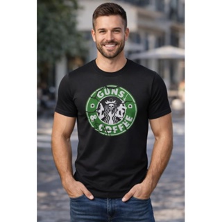 Camisa Masculina DRY FIT Camiseta Militar de Caveira Guns & Coffee em Oferta na Shopee