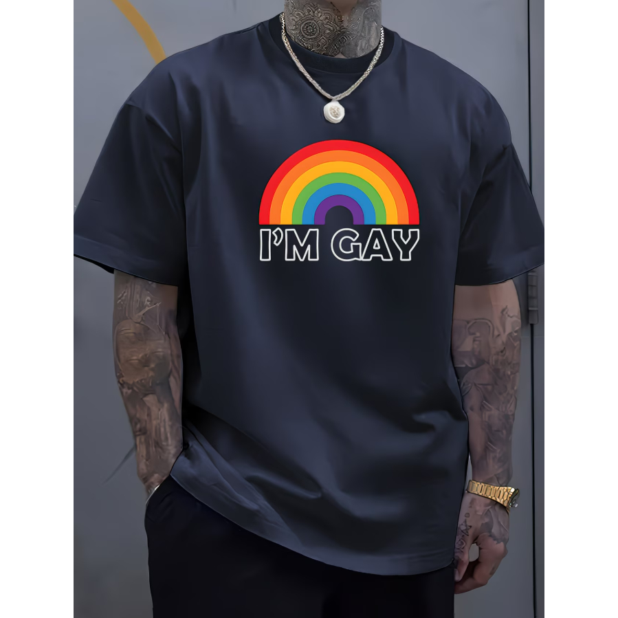 Camisa Camiseta Unissex Blusa Estilosa LGBTQ+ Diversidade Cores Algodão