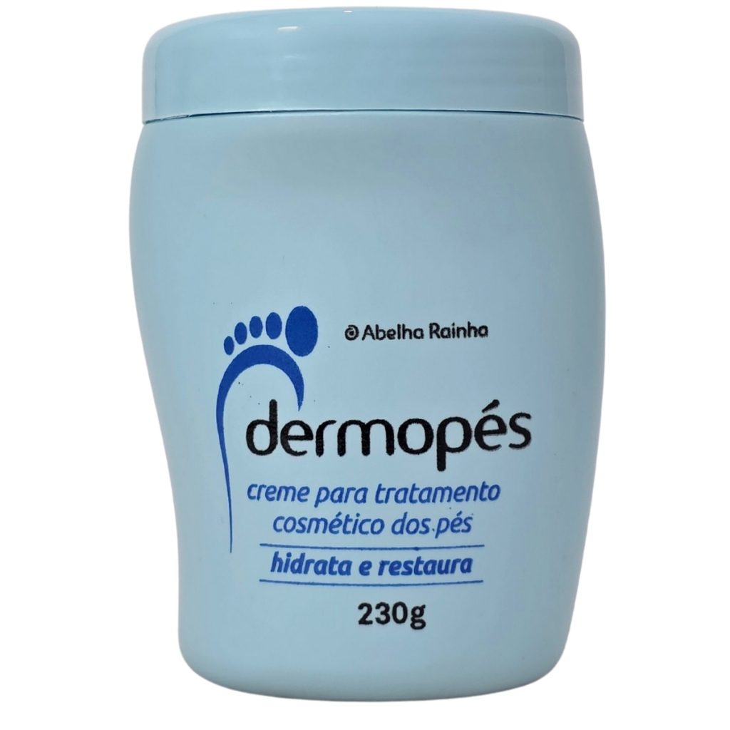 Creme Para Tratamento dos Pés Hidrata e Restaura Dermopés Abelha Rainha 230g