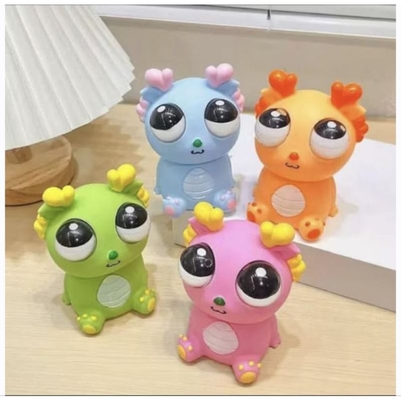 Brinquedo Dragão Antiestresse Olhos Saltando Divertido em Oferta na Shopee