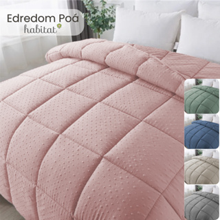 Edredom Coberdrom Poá Casal Queen King Toque Macio Quentinho Habitat em Oferta na Shopee
