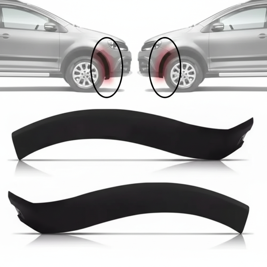 Alargador Parachoque Dianteiro Crossfox 2010 2011 2012 2013 2014 em Oferta na Shopee