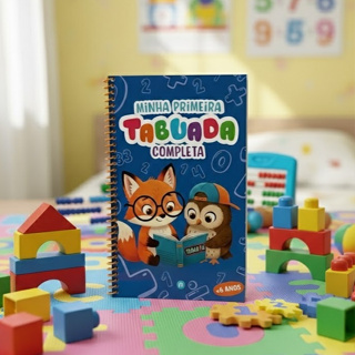 Minha Primeira Tabuada Completa  6 Anos  Espiral em Oferta na Shopee