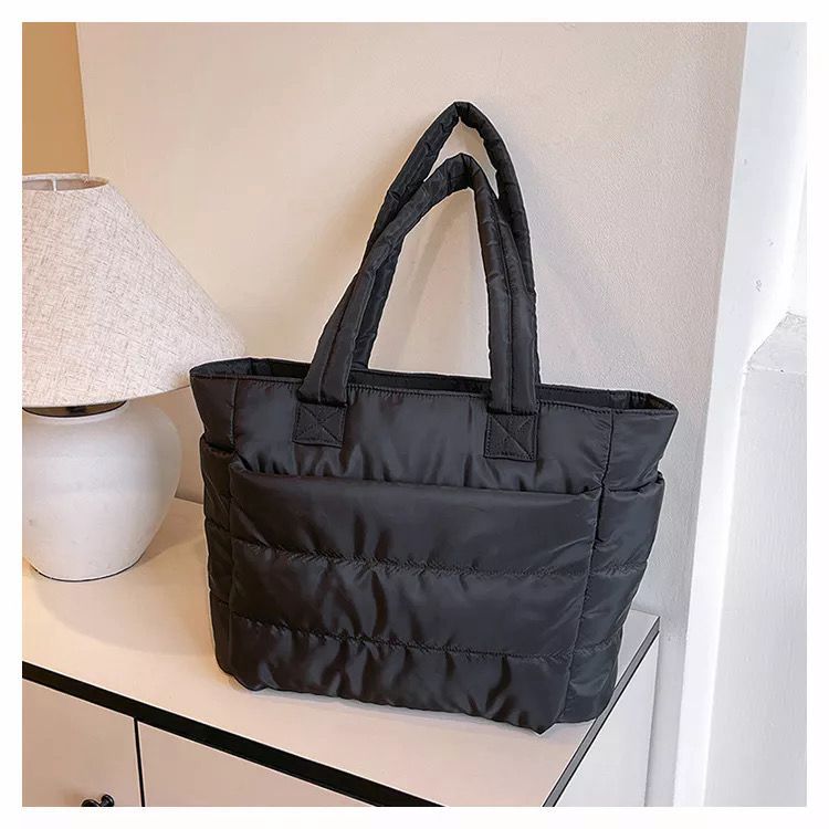 Bolsa Tote Feminina De Grande Capacidade Impermeável Versátil Para O Dia a Dia Bolsa De Ombro Com Múltiplos em Oferta na Shopee