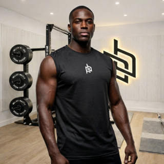 Camiseta Regata Dry Fit Masculina para Academia Tecido Geladinho Leve e Respirável em Oferta na Shopee