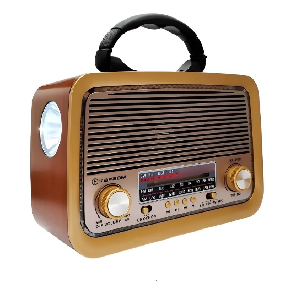 Rádio Vintage Retrô Antigo Bluetooth Usb Am Fm Usb