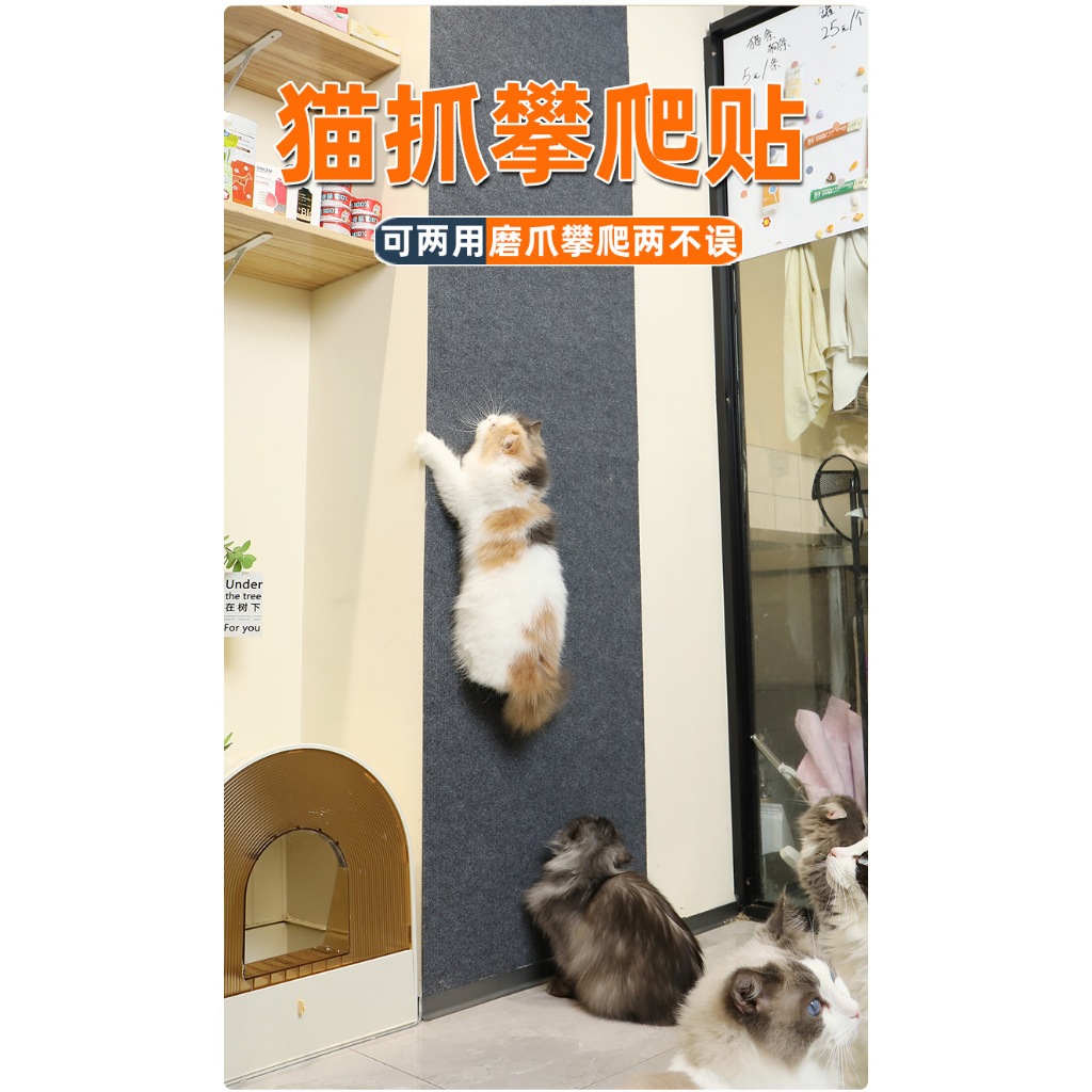 Arranhador Protetor de Sofá 40x200cm Para Gatos Contra Arranhões Autocolante Paredes Recortável