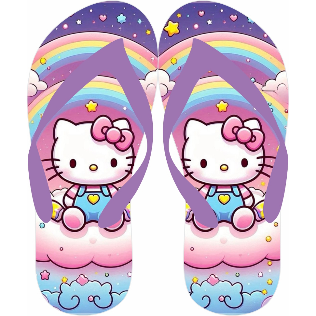 chinelo Hello Kitty Lindos