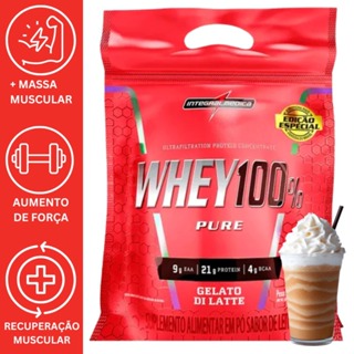 Whey Protein Concentrado100% Pure Refil 900g Integralmedica em Oferta na Shopee