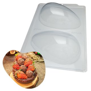 Forma Simples Ovo de Páscoa Liso 1kg SP 145 Código: 3630 2 Cavidades BWB Confeitaria Profissional em Oferta na Shopee