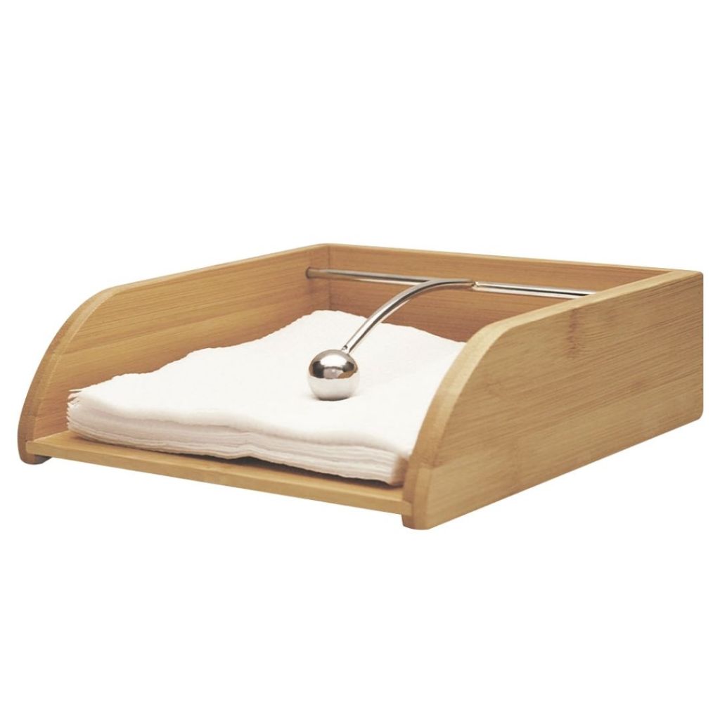 Porta Guardanapo Bambu Com Peso Papel Mesa Cantinho Do Café em Oferta na Shopee