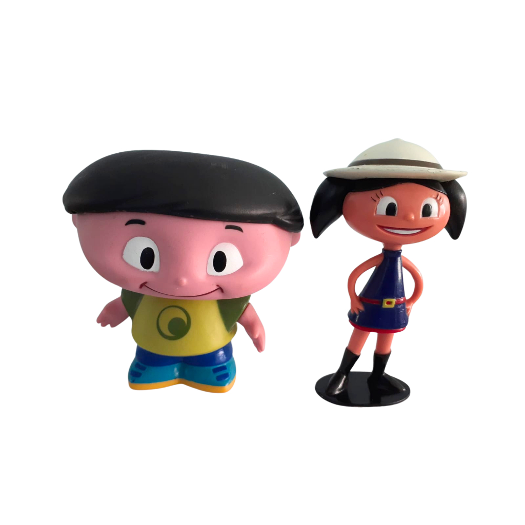 Boneca Luna E Boneco Jupiter Tv Pinguim - 12 Cm (Usado)