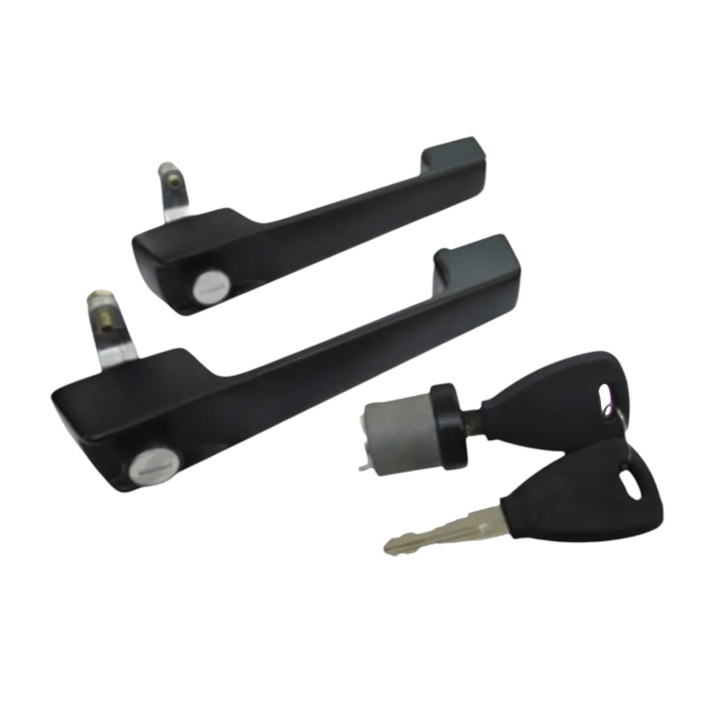 Kit Maçaneta Externa Porta + Cilindro Ignição Caminhão 709 909 1989 até 1994