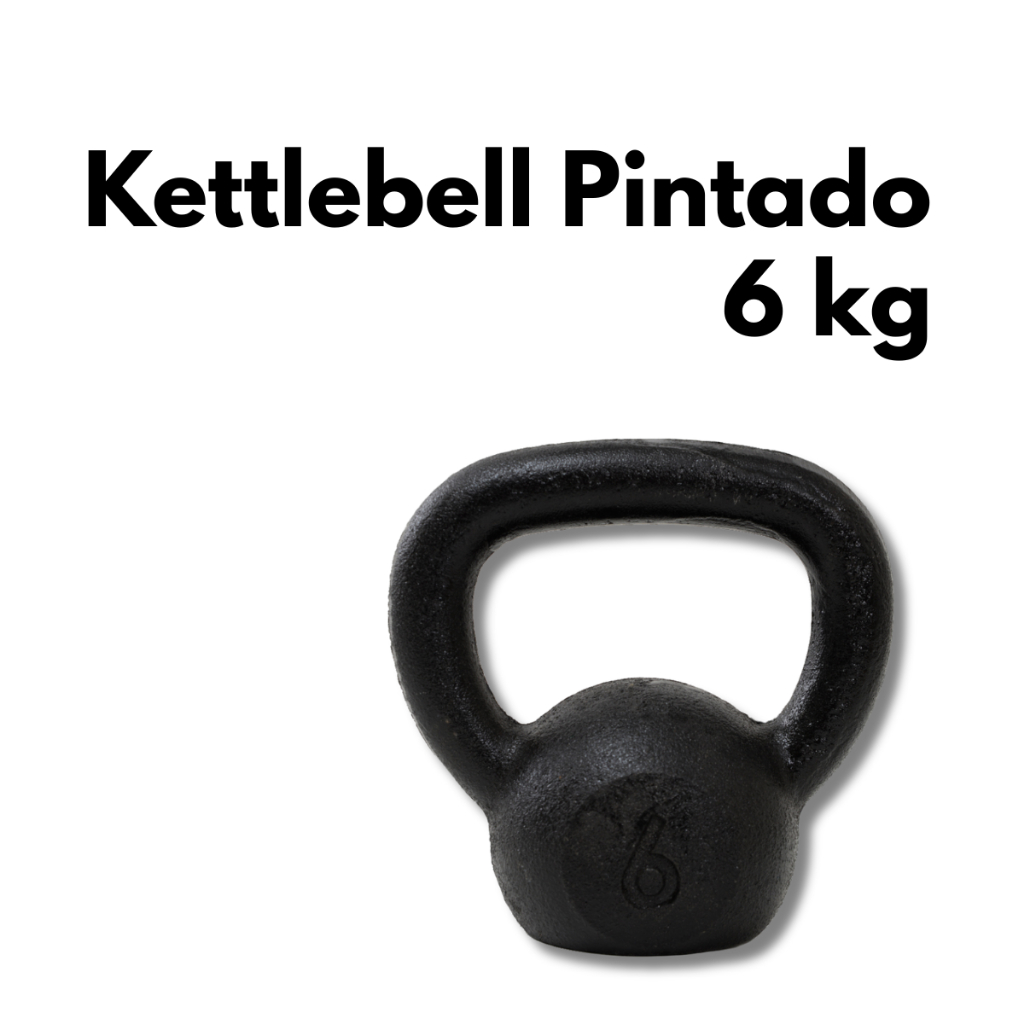 Kettlebell Pintado 6kg Academia Treino Fitness Força Exercício em Oferta na Shopee