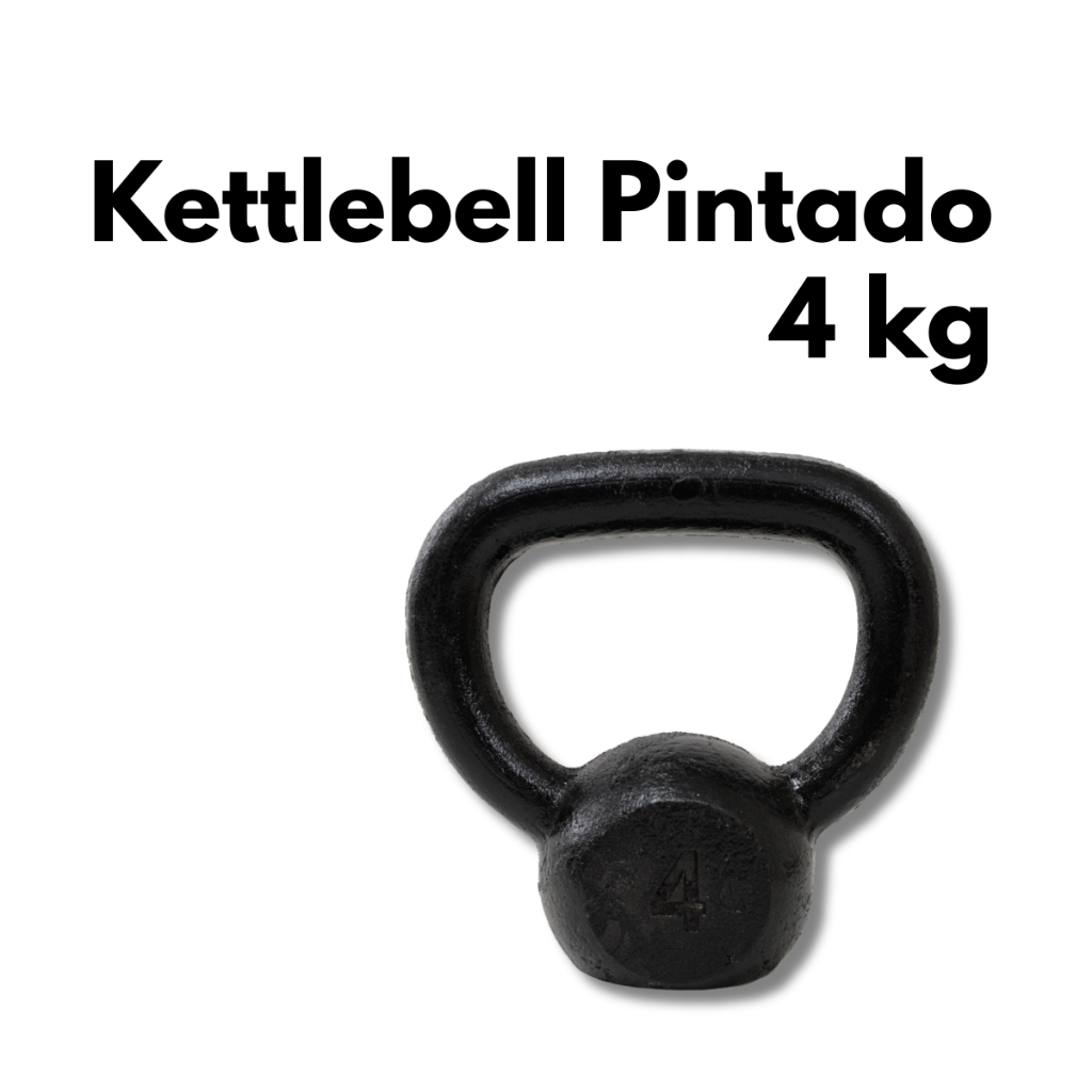 Kettlebell Pintado 4kg Academia Treino Fitness Força Exercício em Oferta na Shopee
