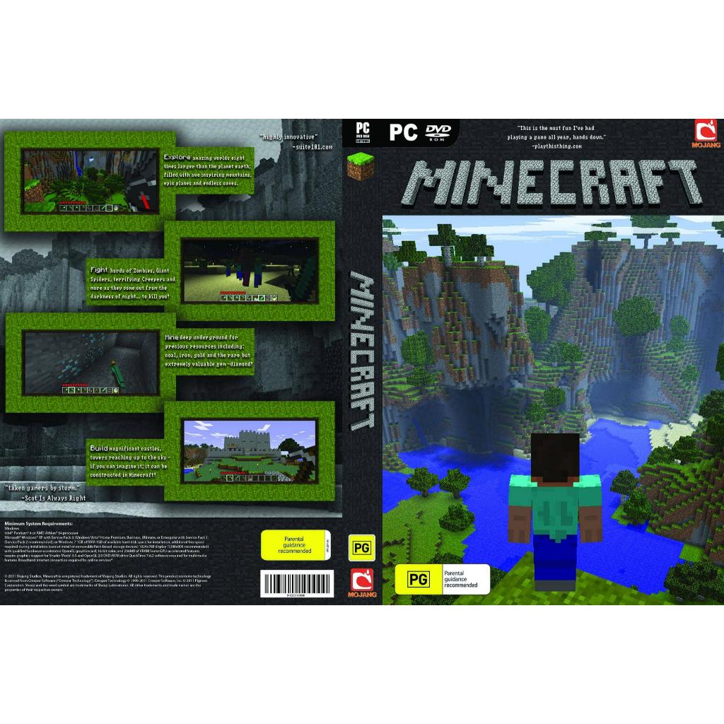 Minecraft para Pc ou notebook envio no pen driver