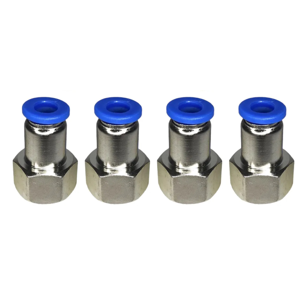 Conexão Pneumática Rosca Fêmea Novo 1/4 X 8mm