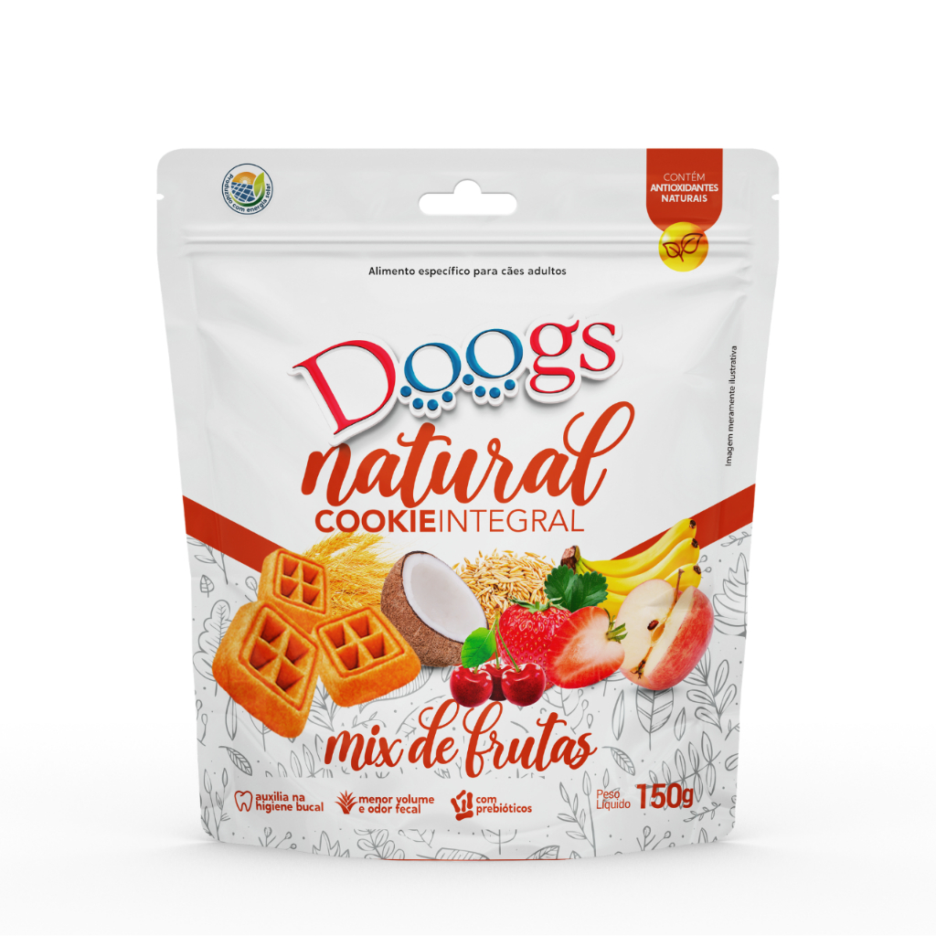 Biscoito Doogs Mix de Frutas – O Petisco Que Seu Cão Vai Amar! em Oferta na Shopee