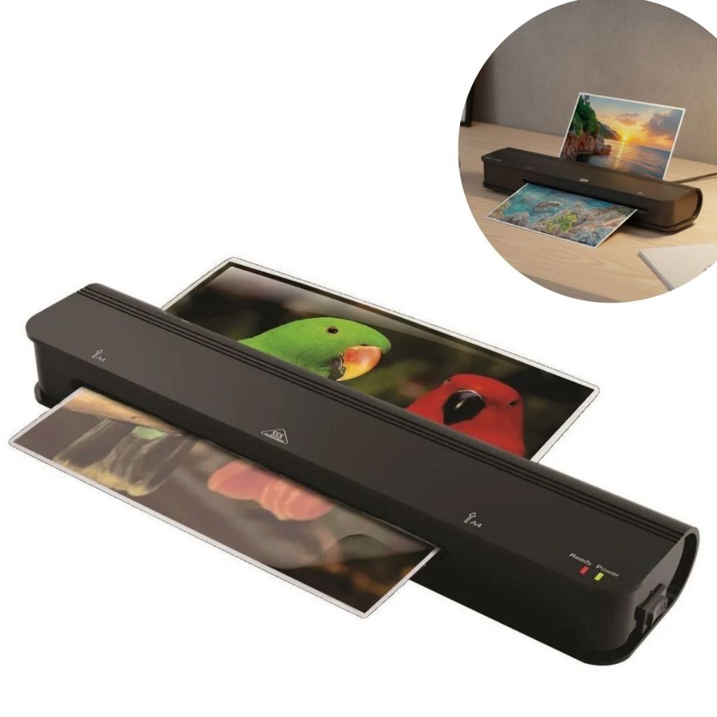 Plastificadora A4 300W 127V Para Documentos Escritório Preta Importway