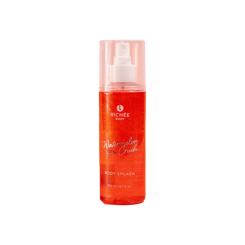 Body Splash Corporal Melancia Com Brilho Glow Gliter 200ml - Richée Body em Oferta na Shopee