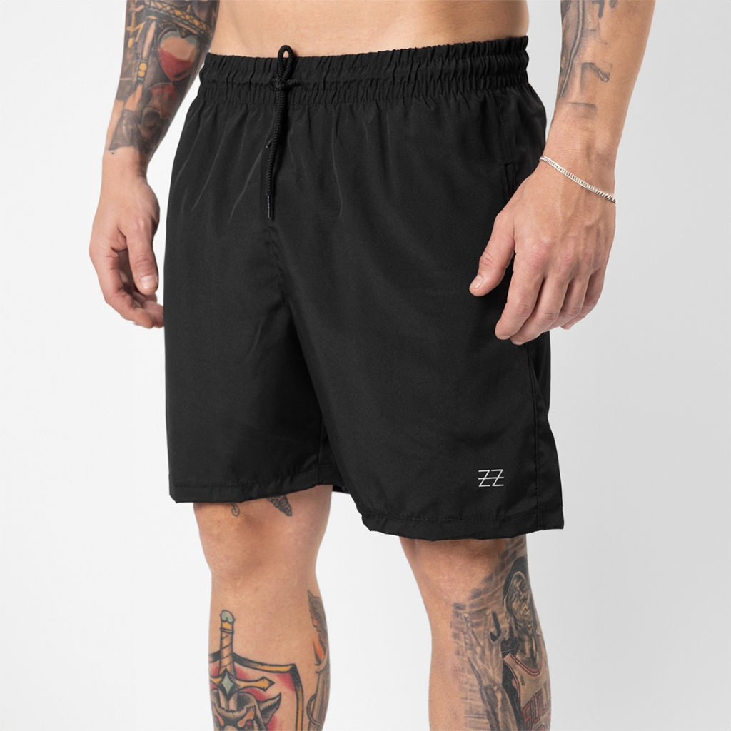 Kit 5 bermudas masculinas academia treino praia corrida shorts elástico premium dia a dia luzzoo · foto 2