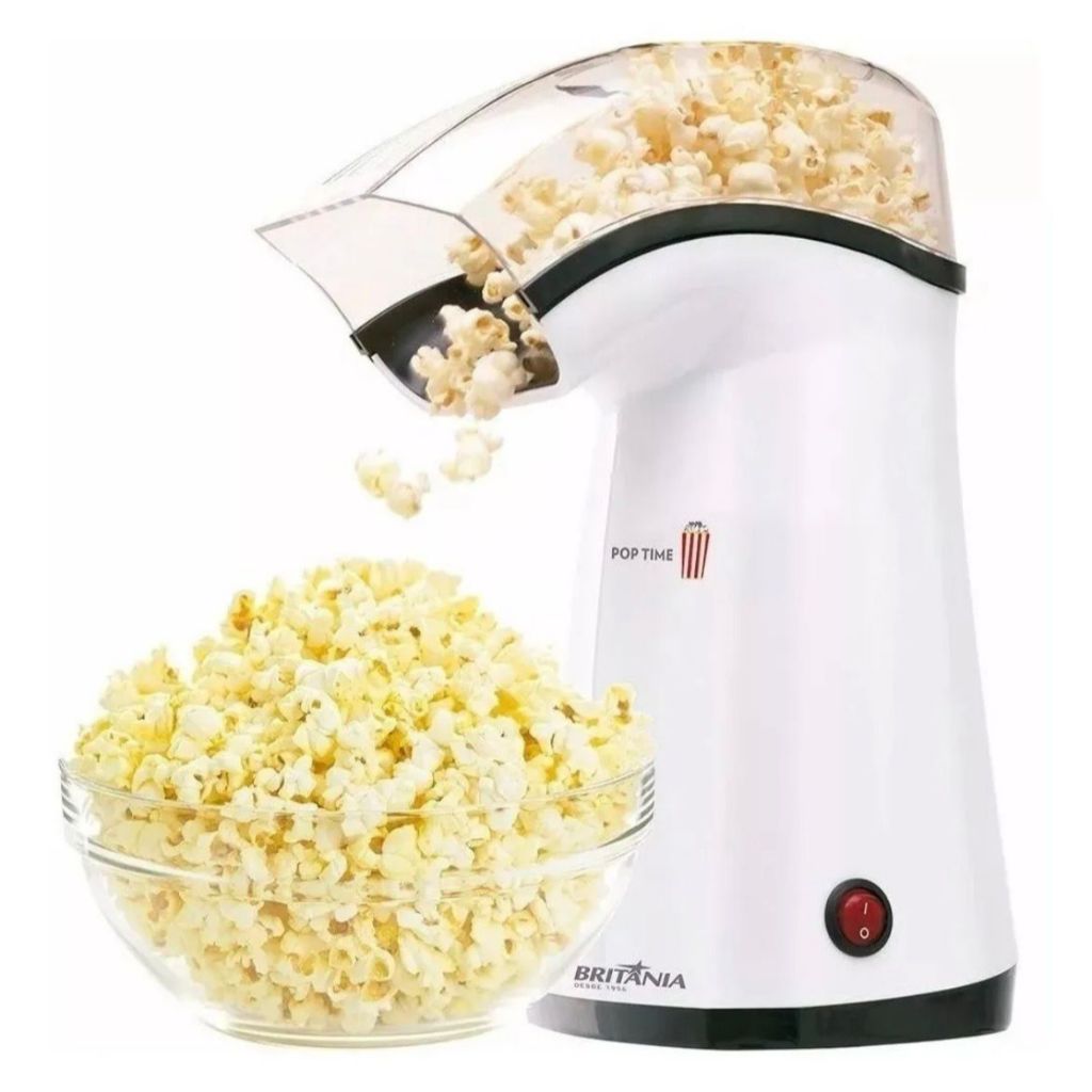 Pipoqueira Britania poptime 1200W branca 220v
