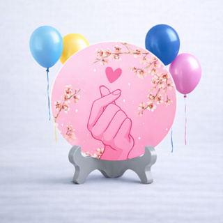 TENDÊNCIA PAINEL MINI REDONDO 50CMX50CM DECORAÇÃO DORAMA & K-POP CAPAS IDEAL PARA DECORAÇÃO DE MESA em Oferta na Shopee