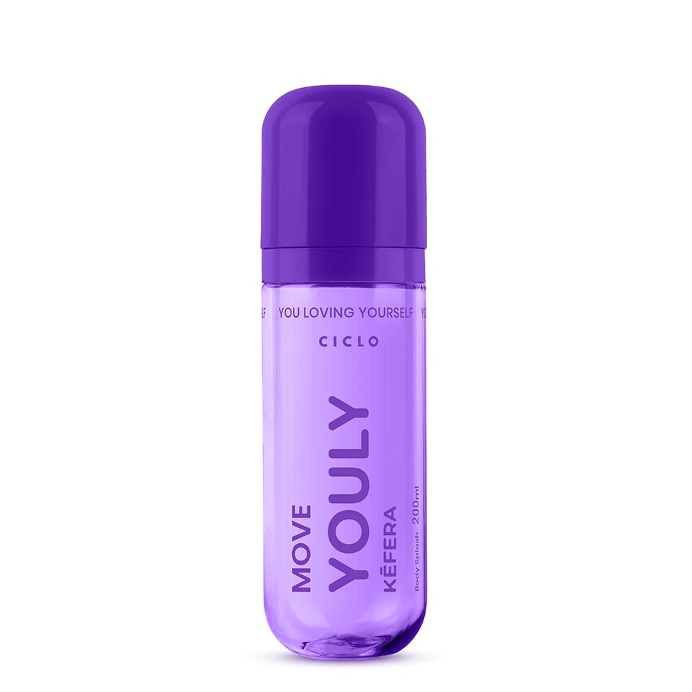 Body Splash Move Youly By Kéfera 200ml Ciclo Cosmésticos
