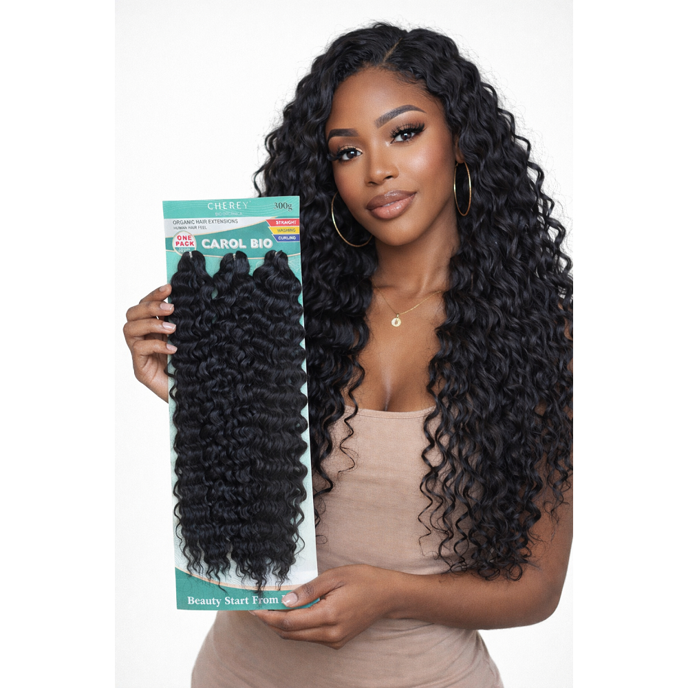 Cabelo Carol Cherey Bio Organico Cacheado Crochet Braid em Oferta na Shopee