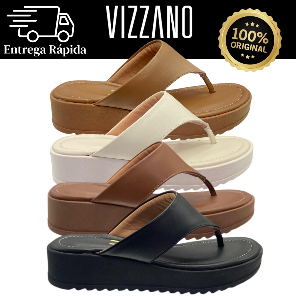 Tamanco Feminino Plataforma Confortável Vizzano 6492.319 Original