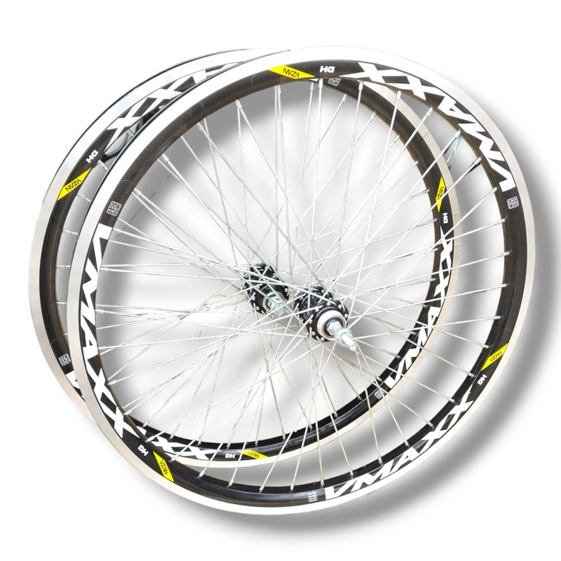 Par Roda Vmaxx Aro 26x1.9 V-brake Raio Grosso Rolamento DH