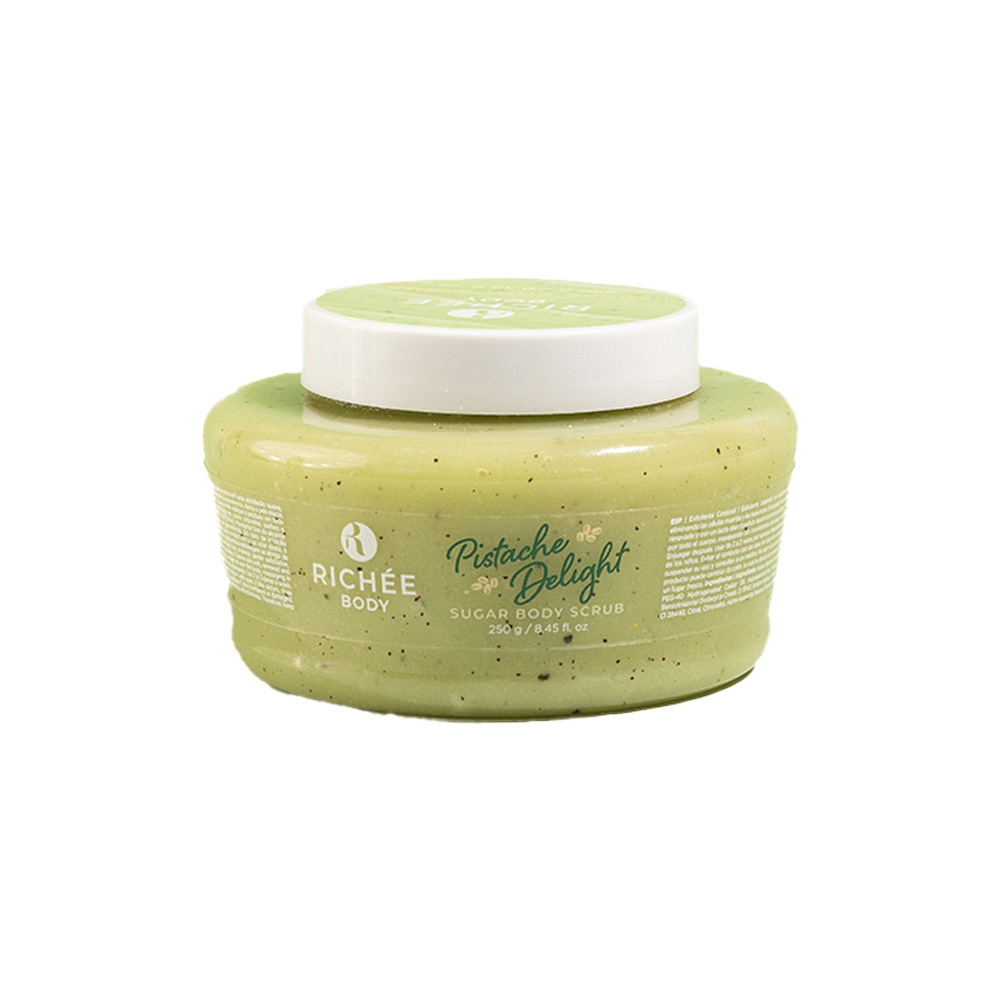 Esfoliante Corporal Body Scrub Pistache 250g - Richée Body em Oferta na Shopee