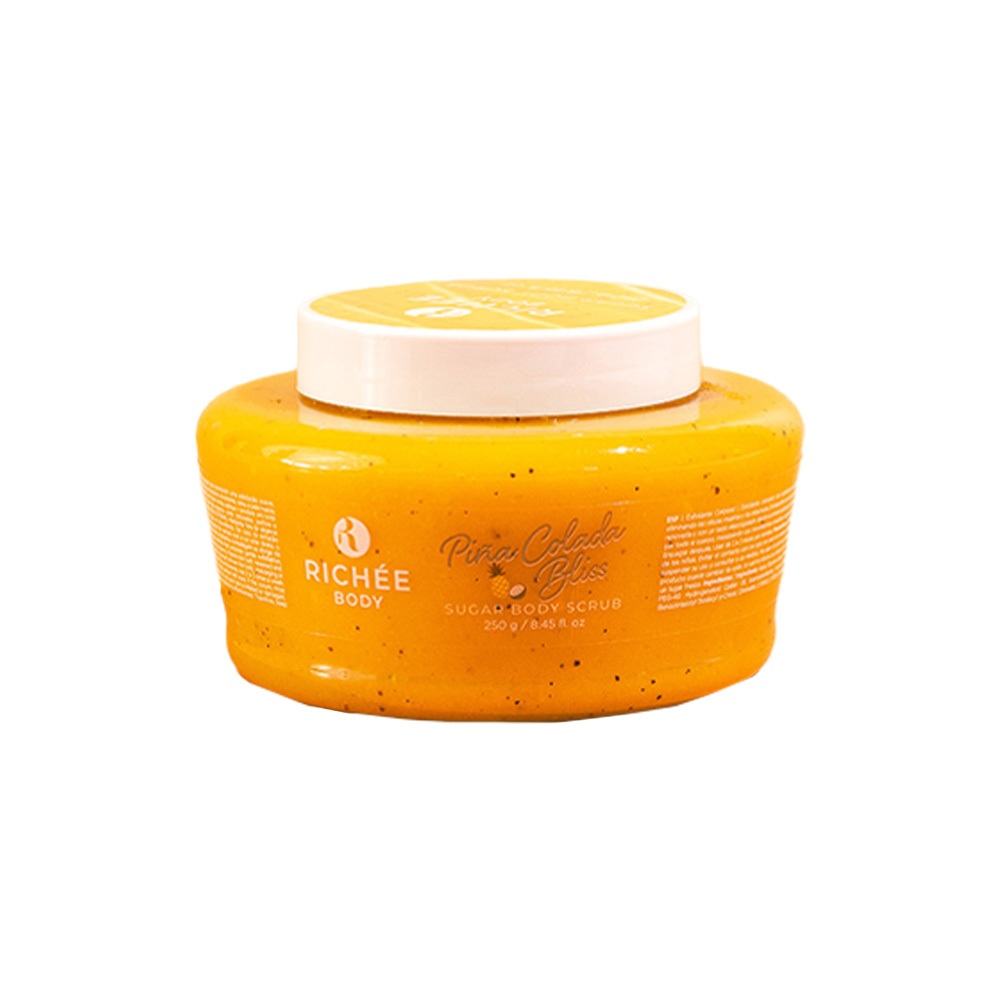 Esfoliante Corporal Body Scrub Piña Colada 250g - Richée Body em Oferta na Shopee
