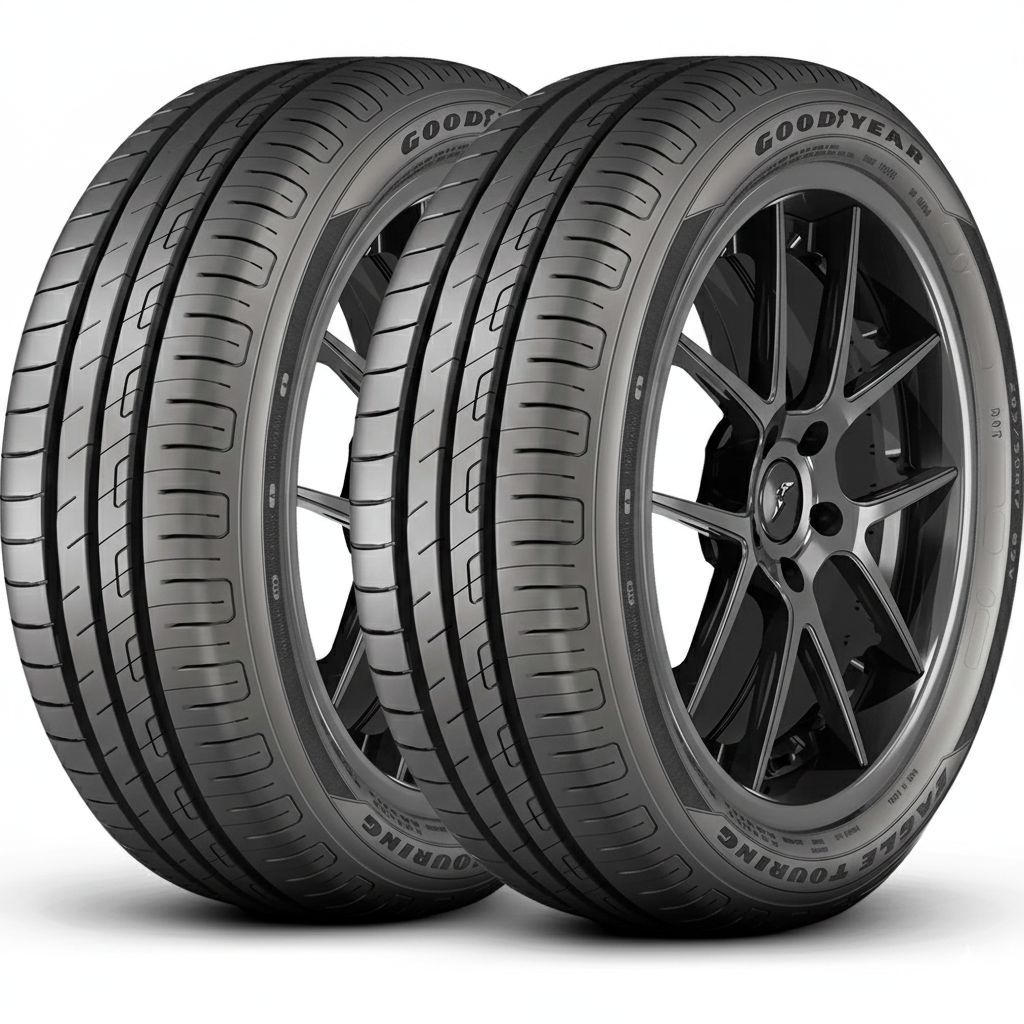 Kit 2 Pneus 195/55R16 Goodyear Eagle Touring 91V em Oferta na Shopee