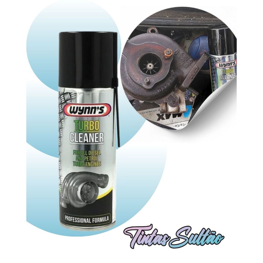 Turbo Cleaner Spray Limpeza Turbo Gasolina Flex Diesel Wynns