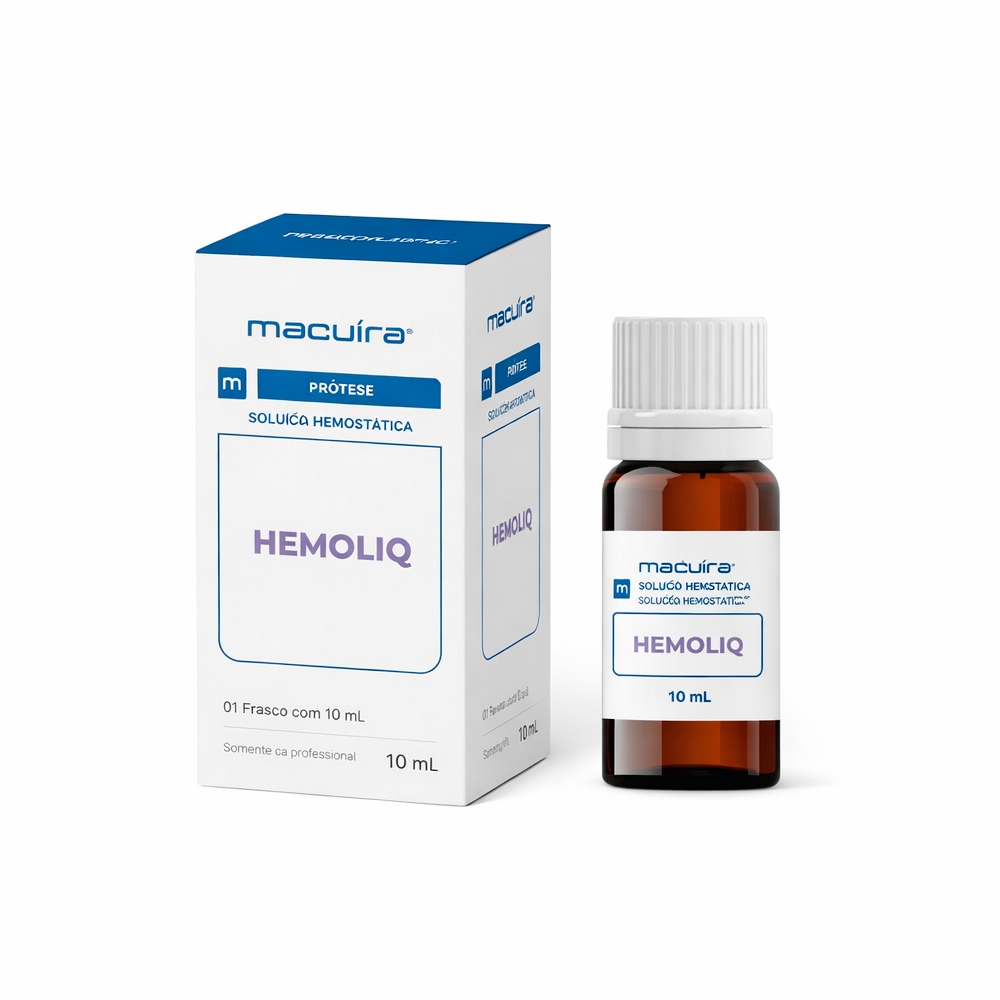Hemoliq Solução Hemostática 10ml Podologia / Manicure / Odontologia Maquira em Oferta na Shopee
