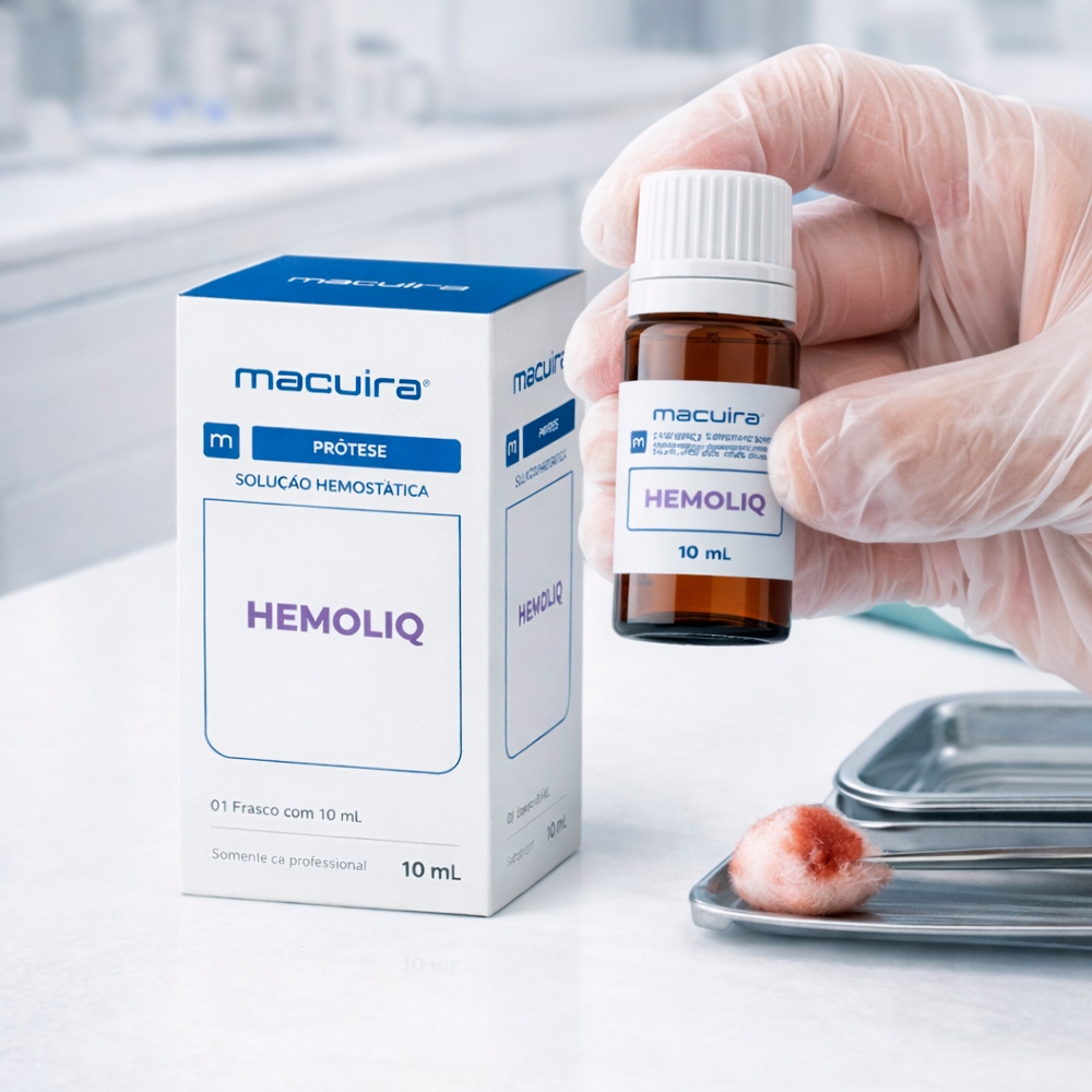 Hemoliq Solução Hemostática 10ml Podologia / Manicure / Odontologia Maquira