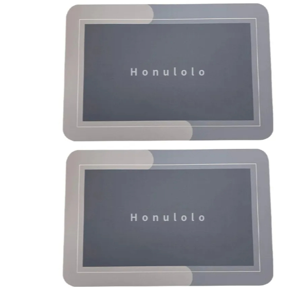 Kit 3 Tapete Mágico Ultra Absorvente P Banheiro Antiaderente Liso Cor Cores Aleatórias