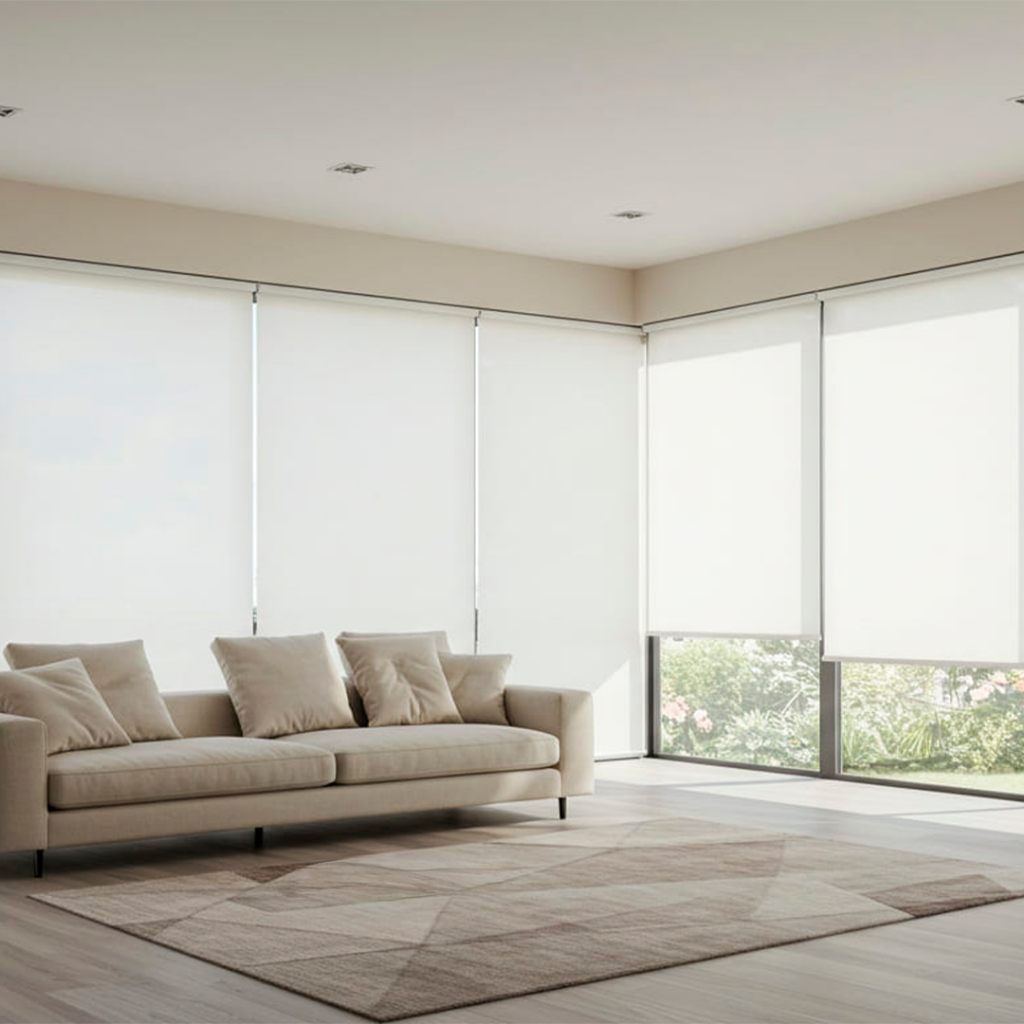 Kit 2 Persianas Rolo Tela Solar 3% – Reduz Calor, ajuste da claridade, privacidade - Ideal para sala, quarto, cozinha em Oferta na Shopee