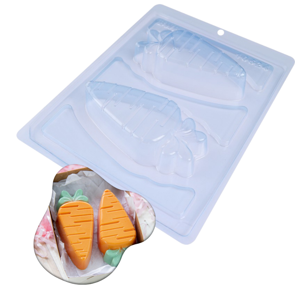 Forma Especial Cenourinha Páscoa Código: 10524 2 Cavidades BWB em Oferta na Shopee