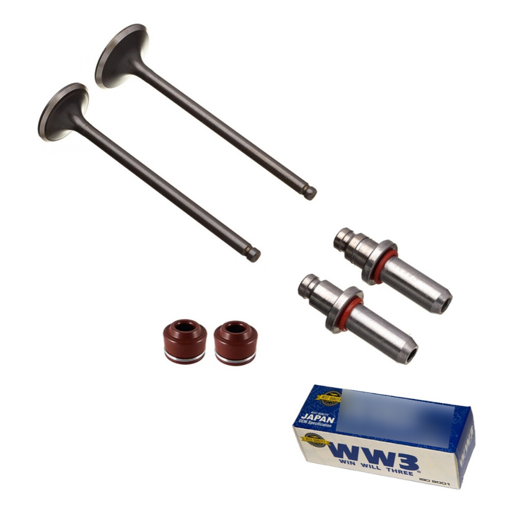 Imagem Kit Valvula Admissao Escape Cg 125 Titan Fan 2002 A 2008 Ww3