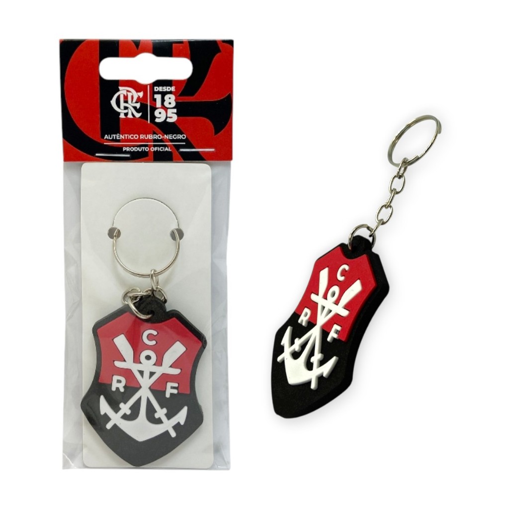 CHAVEIRO DE BORRACHA BRASÃO REMO OFICIAL- ORIGINAL Flamengo em Oferta na Shopee