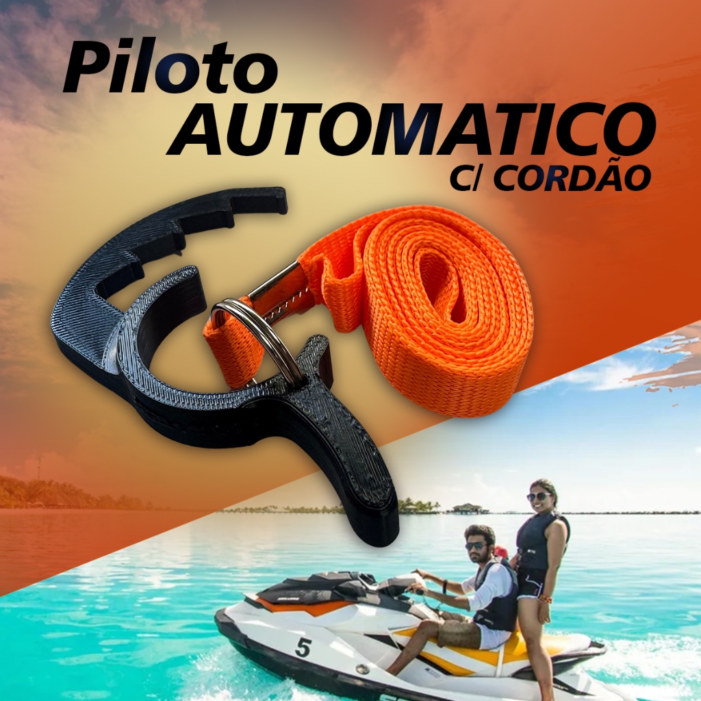 Adaptador Piloto Automático Jetski Seadoo Spark GTI 170 Moto Aquatica C/ Cordão